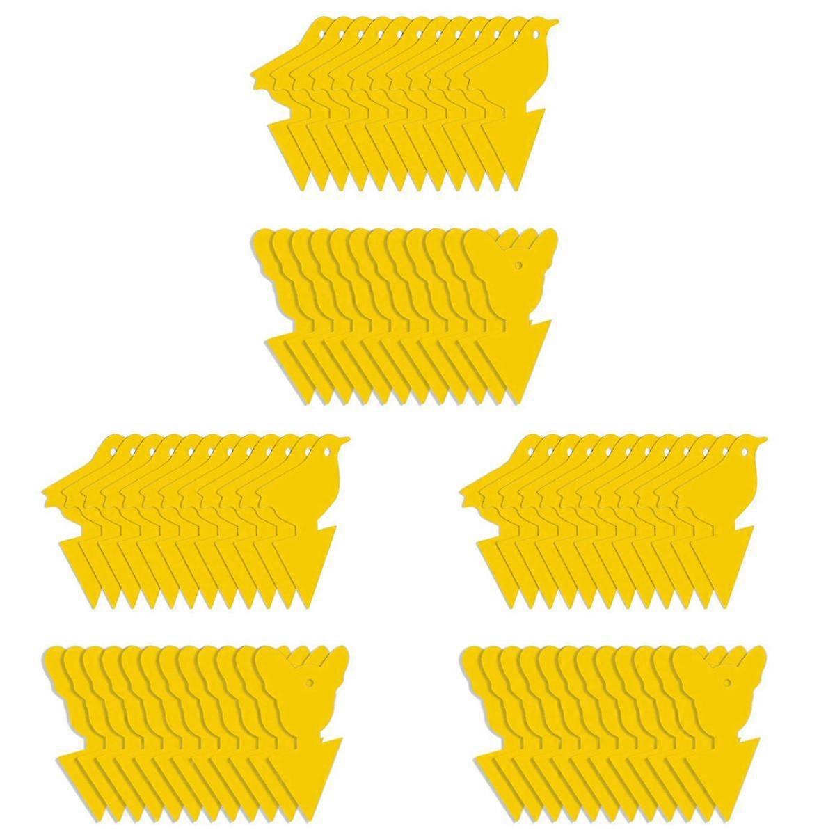 72 Pcs Sticky Traps for Fruit Fly,Whitefly, Gnat,Mosquito and Bug,Sticky Insect Catcher Traps for I
