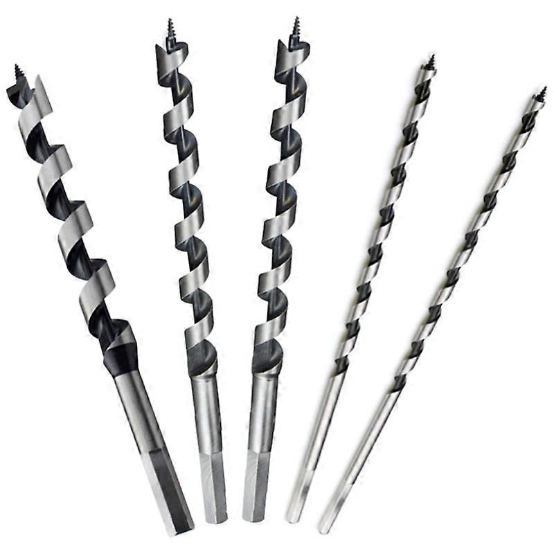 5PCS 230mm Hex Extra Long Point Twist Wood Drill Bits Set Woodworking Twist Drill Bit Tool Set 6 8