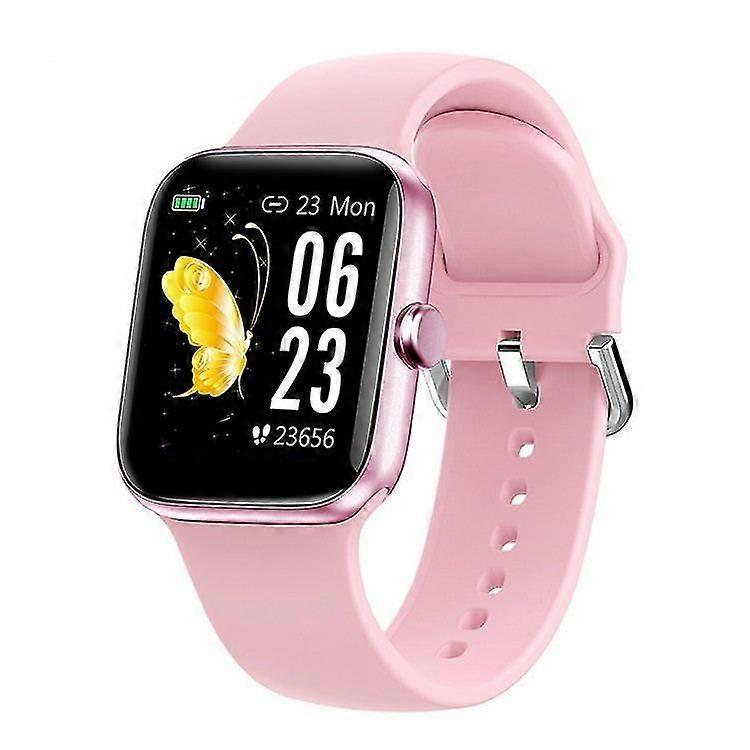 Smart Watch for unisex Sport With IP68 Waterproof Heart Rate and Heart Rate Monitor 1.54 '' Screen for Android iOS-Pink