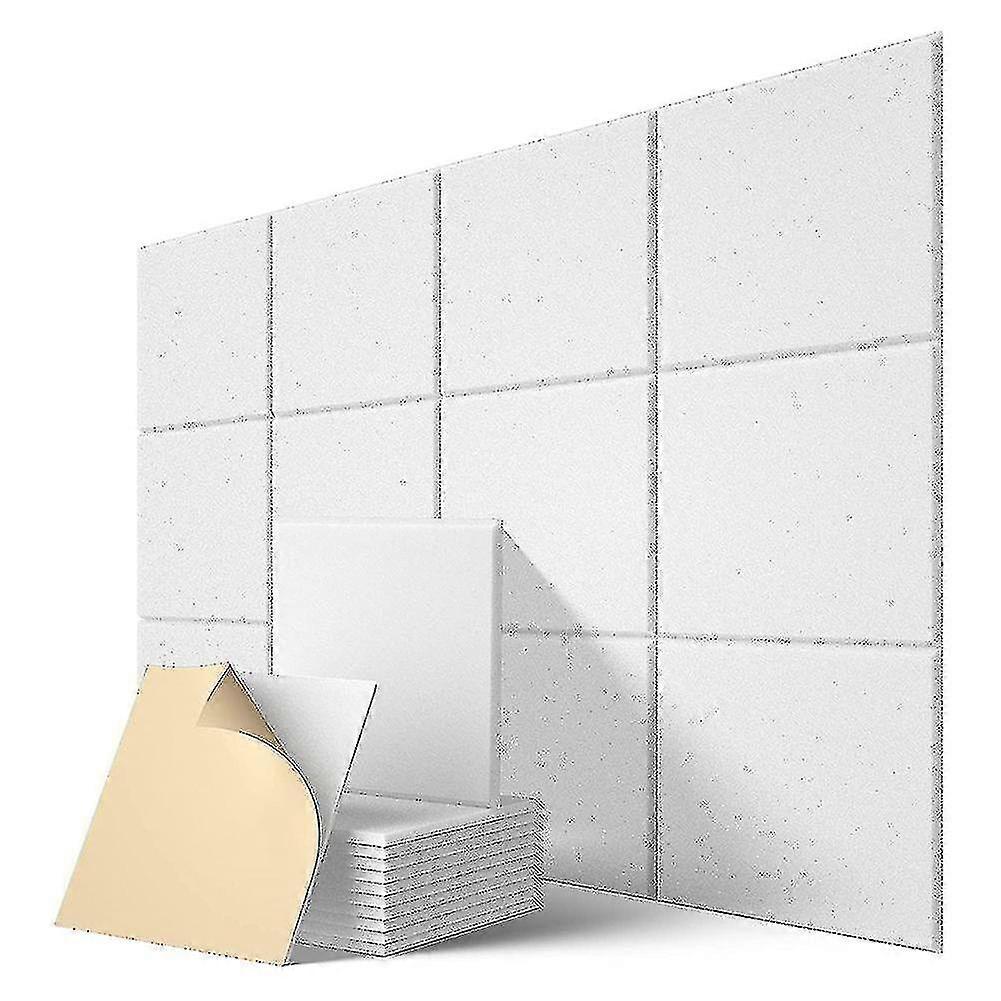Painéis acústicos autoadesivos 12 Pack,12 X 12 X 0,4 Polegadas De 0,4 Polegadas De 2008, painel absorvente de som