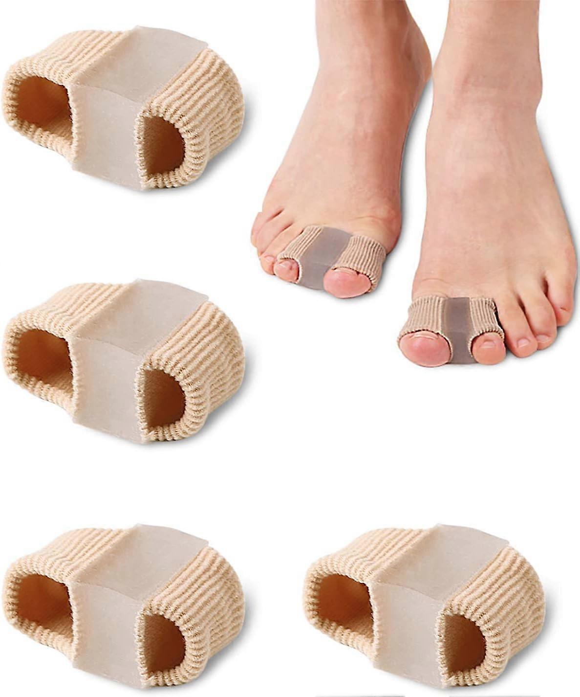 Bunion Toe Separators for Overlapping Toes Women Men, Gel Toe Spacers bunion corrector with 2 Loops for feet (4PC),2024 Ping
