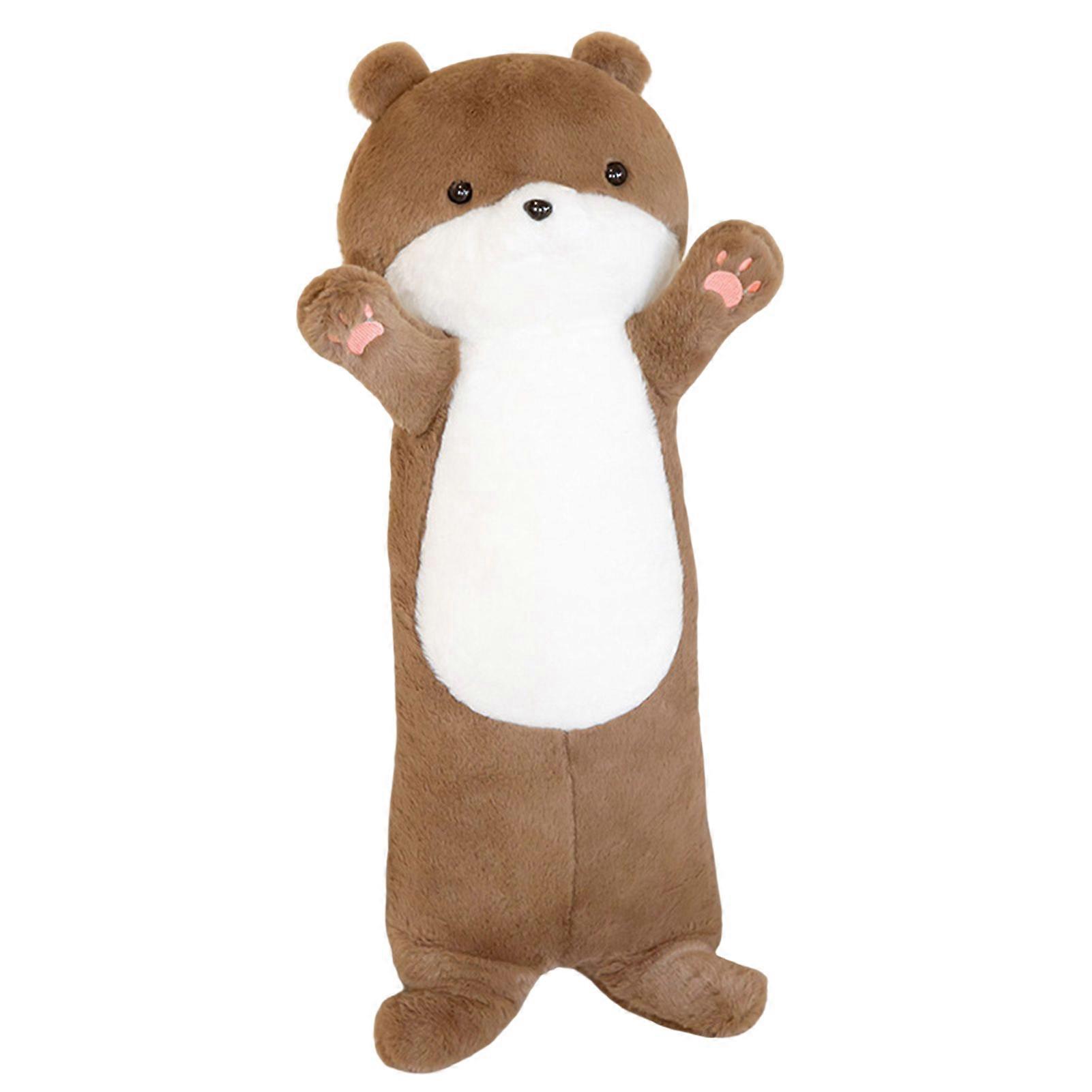 Otter Stuffed Hugging Toy Soft and Comfortable Fabric for Working Resting Reading