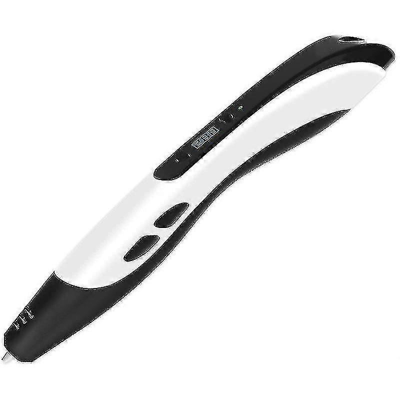 3d Pen With Lcd Display, 8 Speed And 6 Buttons, Adjustable Temperature / Speed, Creative Gift, Suitable For Abs Pla Filaments,white