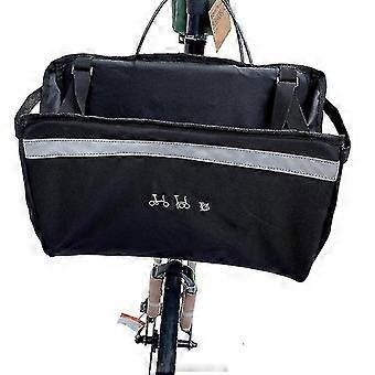 För /birdy Fällbar cykel Främre väska Korgväska Cykelhuvud Grönsakskorg Cykeltillbehör