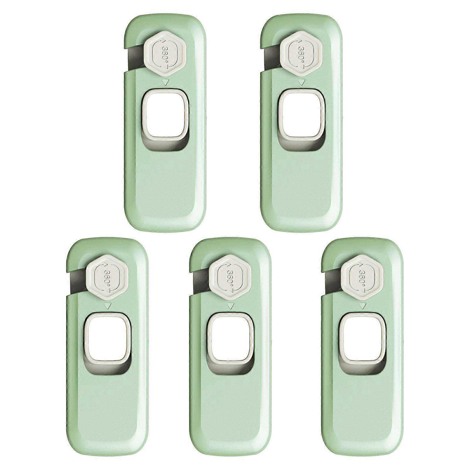 5 Pack Child Proof Safety Locks Refrigerator Cabinets Latch Self Adhesive Baby Proofing Locks for Fridge Dishwasher Oven Cupboard