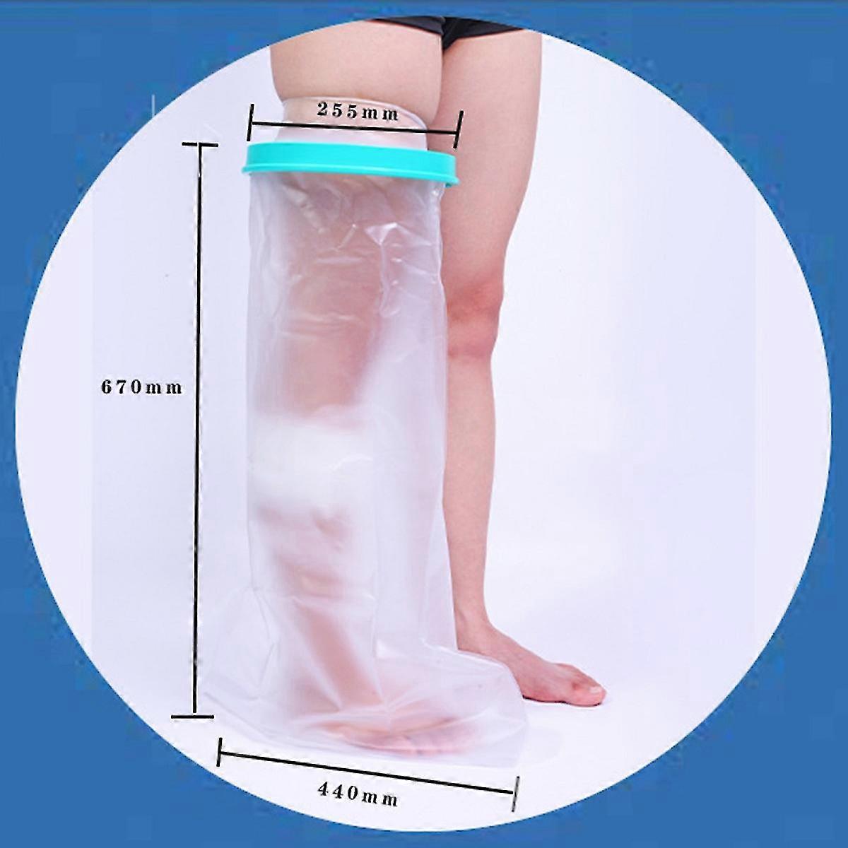 غطاء مصبوب للساق مقاوم للماء ، يد للبالغين / ذراع قصير / ساق واقي ضمادة مصبوب قابلة لإعادة الاستخدام مانعة لإعادة الاستخدام للجراحات ضمادة الجرح