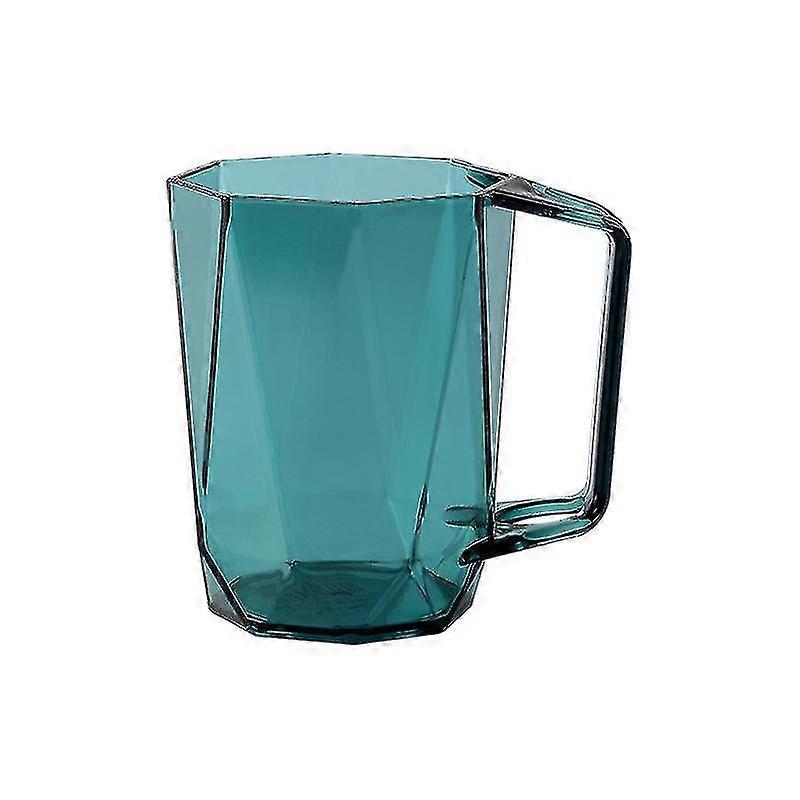 Wash Cup Transparent Plastic Teeth Tank (blue) (1pcs)