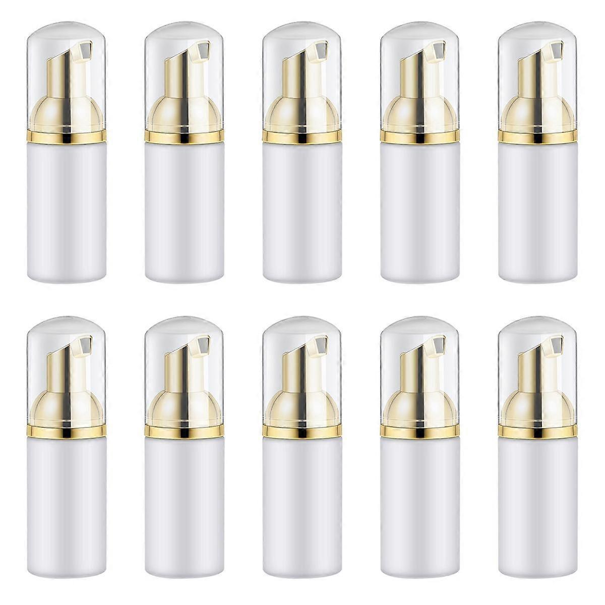 10 Pieces 60ML Plastic Travel Foaming Soap Dispenser Mini Empty Foaming Liquid Soap Pump Bottles La