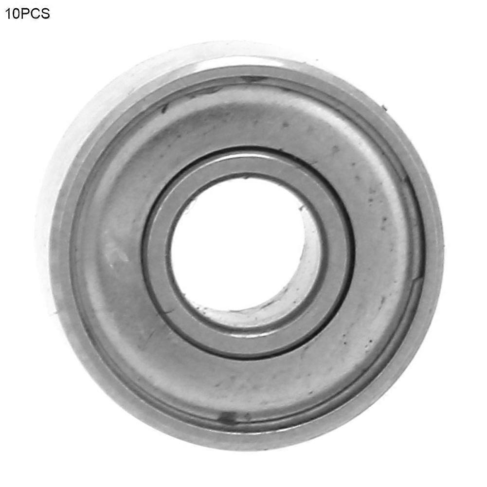 10pcs高速ベアリング鋼両面シール深溝シングルコラムボールベアリング(693-ZZ)