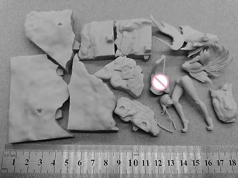 The Art of Walking Diy Resin Figure 1/24 Scale Assembled Model Kit Unassembled Diorama Unpainted Figurines Hobby Toys