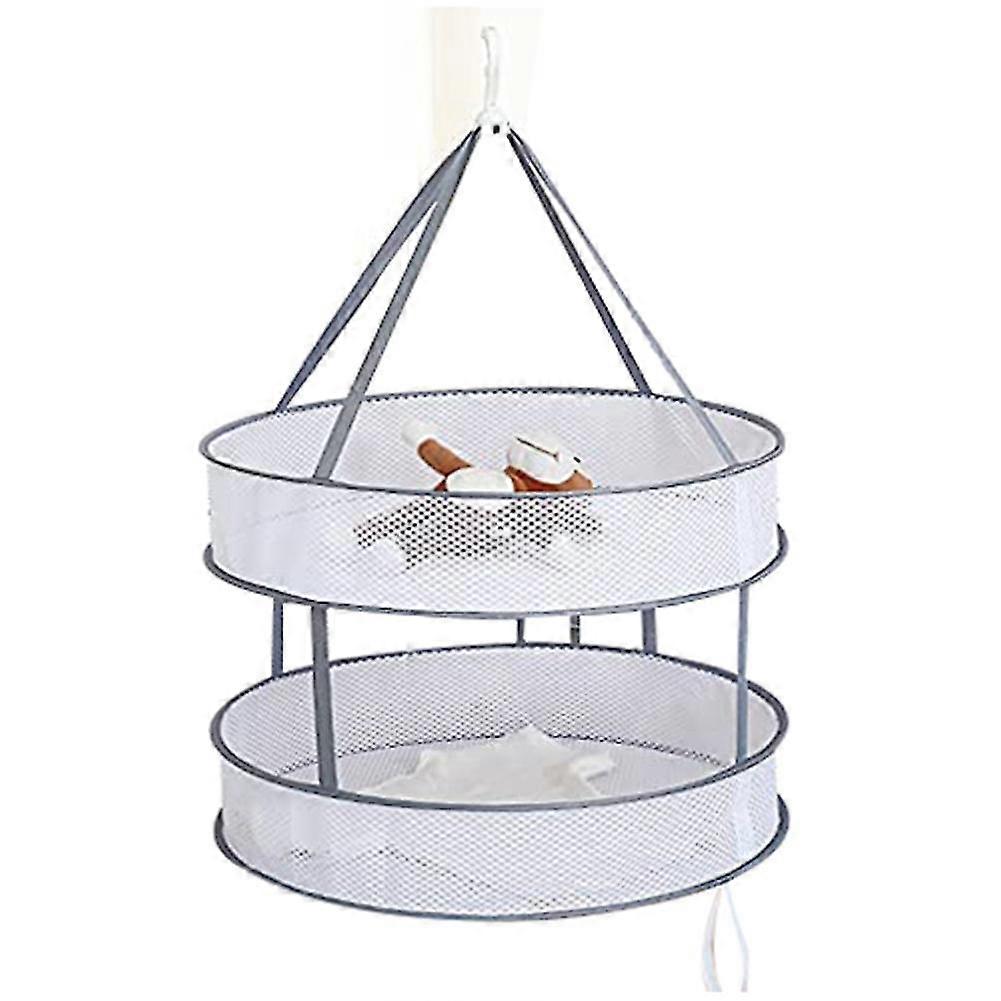 Double-Layer Breathable Clothes Basket, Drying Net, Drying Socks, Artifact Clothes, Tiled Household