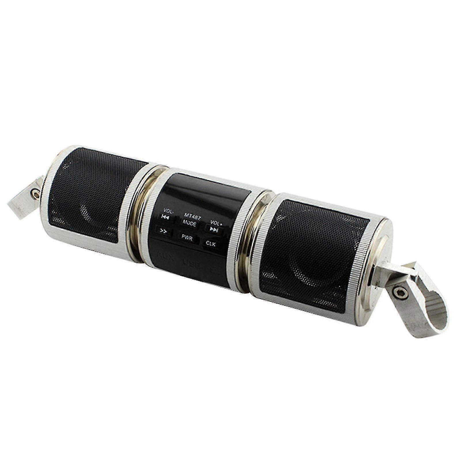Motorcycle Stereo Speakers Audio System Bluetooth Amplifier Radio Waterproof