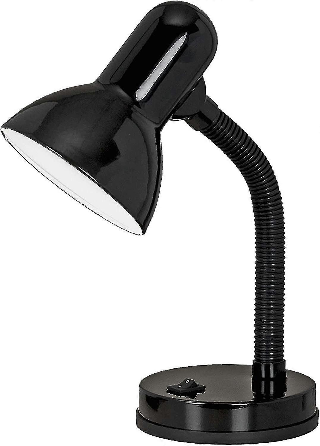 Table Lamp / Basic Model / E27 / 1 X 40 W / Not Included / 30 Cm High Steel / Black Plastic 9228