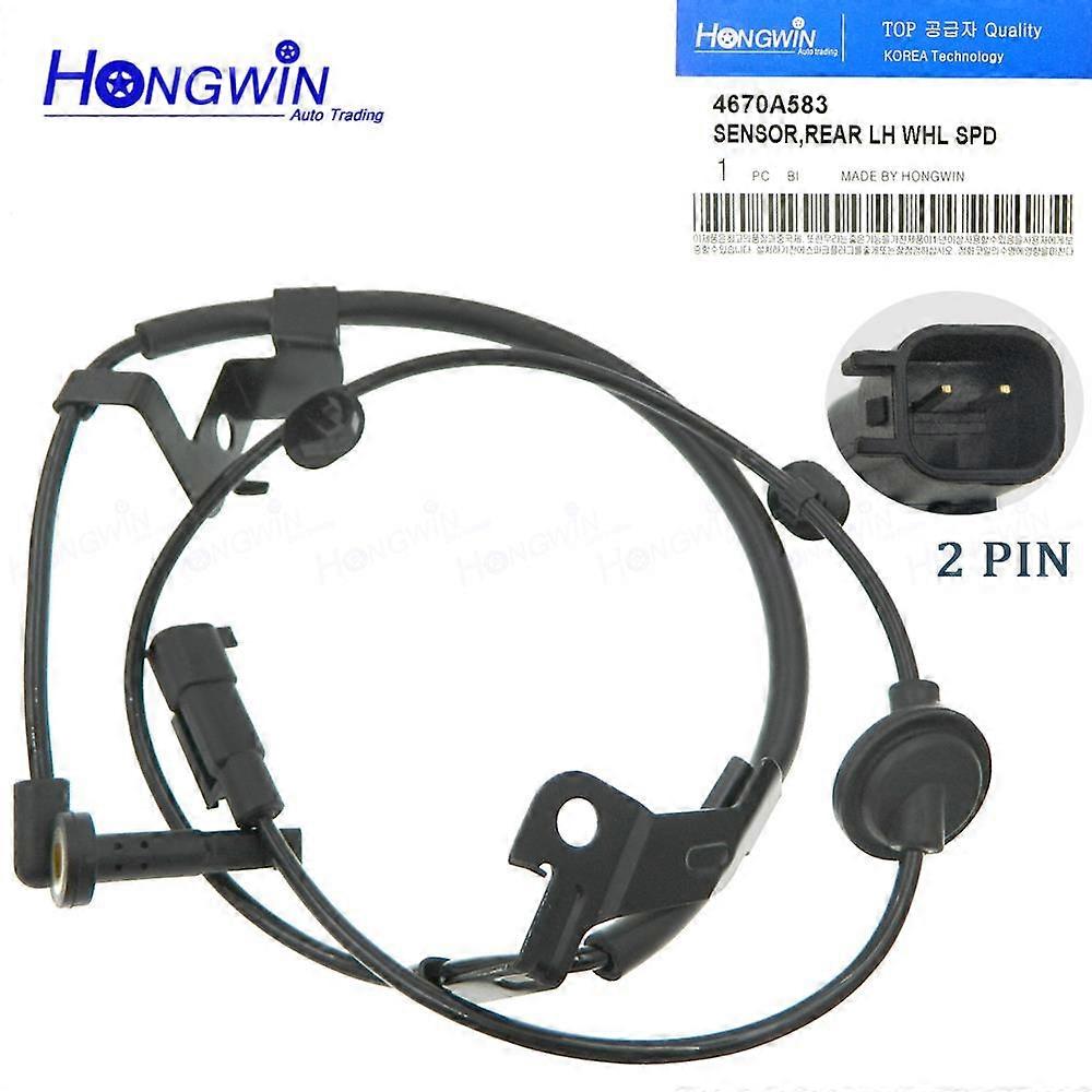 1Pair 4670A583 4670A584 Rear Left& Right ABS Wheel Speed Sensor For Mitsubishi Lancer 09-10 Outlander 07-11 4670-A583