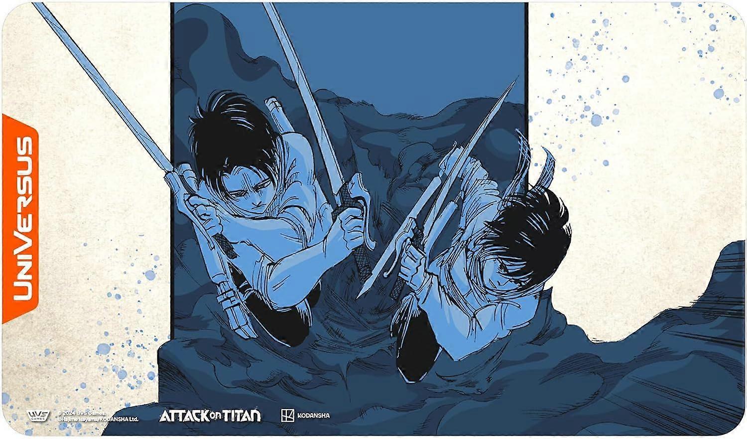 Attack on Titan Origins of Power Double Takedown Playmat