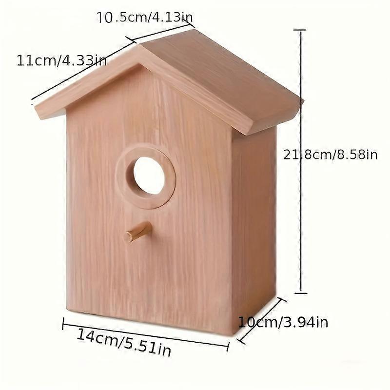 1pc suction-mounted Bird Haven - Aesthetic Feeding & Sleeping Nest for Pets, Durable Garden Window Decor, Enhance Your Outdoor Space