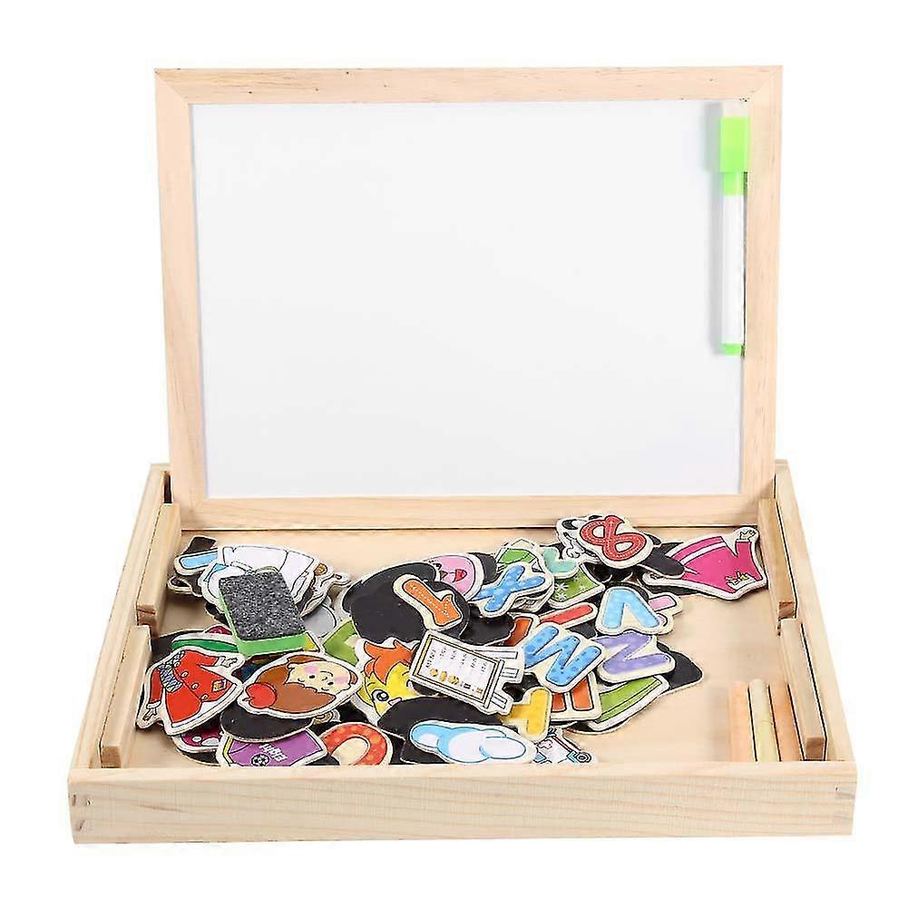 Children's Magnetic Puzzle Drawing Board: Educational Interactive Toy