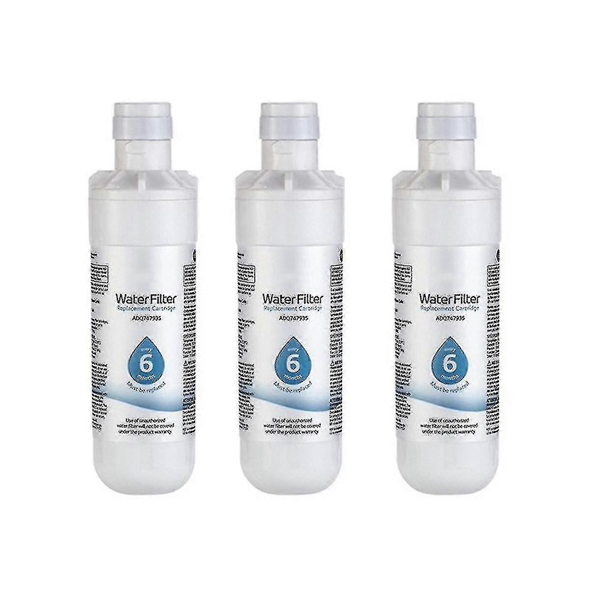 3-Pack LT1000P Refrigerator Water Filter Replacement, Compatible with LT1000P3, ADQ74793501, 200 Gallon Capacity