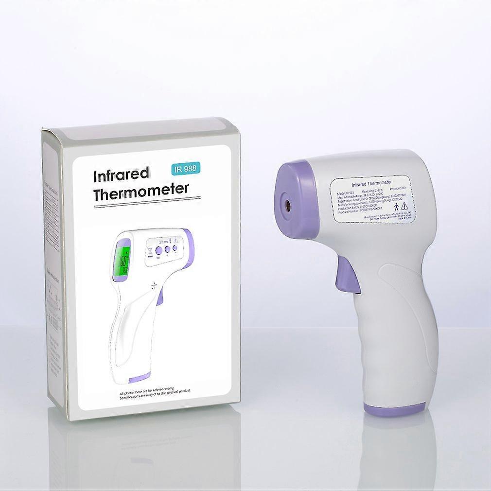 IR988 Thermometer Non-Contact Infrared High Precision Intelligent 3 Color Screen Temperature Meter Tool Take Care Your Health
