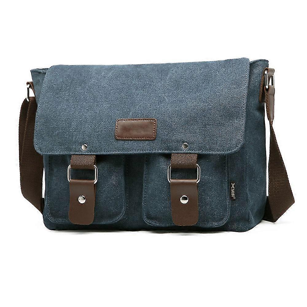 Canvas Messenger Bag - Vintage Crossbody Shoulder Bag