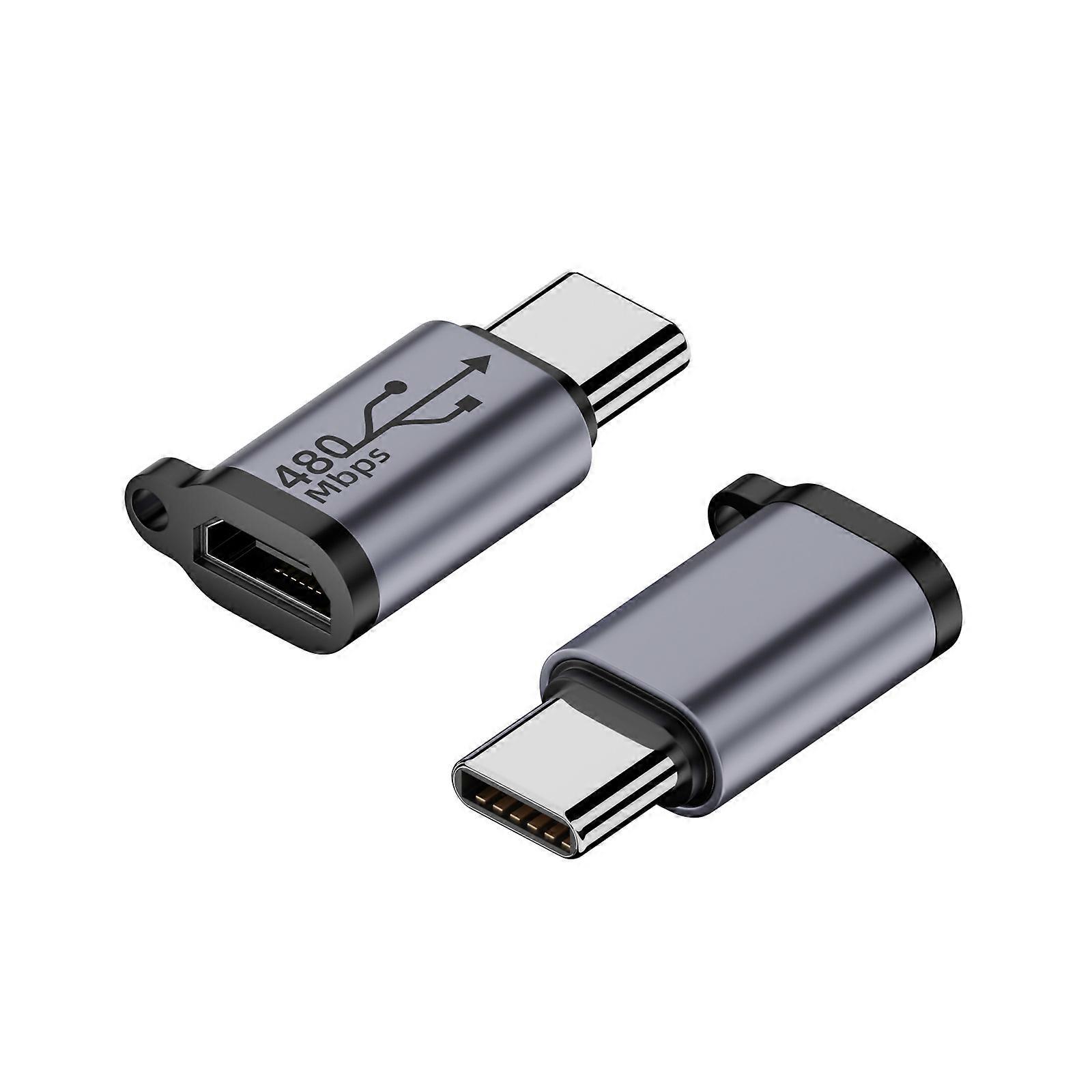 Adaptér USB-C na Micro USB, mini USB, typ C, samice na Micro USB, samec