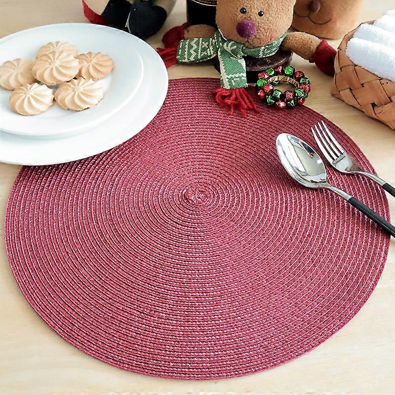 Christmas Red-2PCS Non-slip Heat-resistant Multi-function Spoon Rest Coaster Kitchen Table Mat for Kitchen and Dining Room