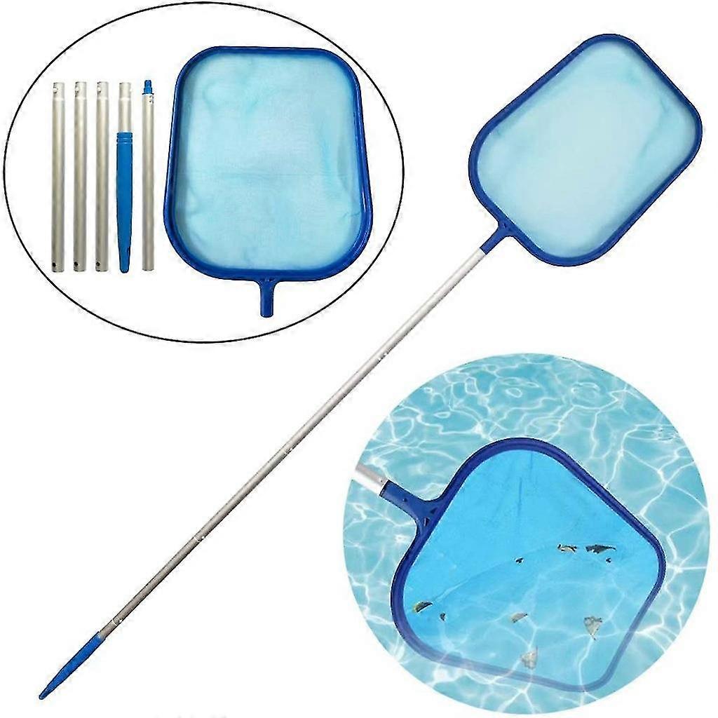 Professional Leaf Rake Mesh Frame Net Skimmer Cleaner Swimming Pool Spa Tool