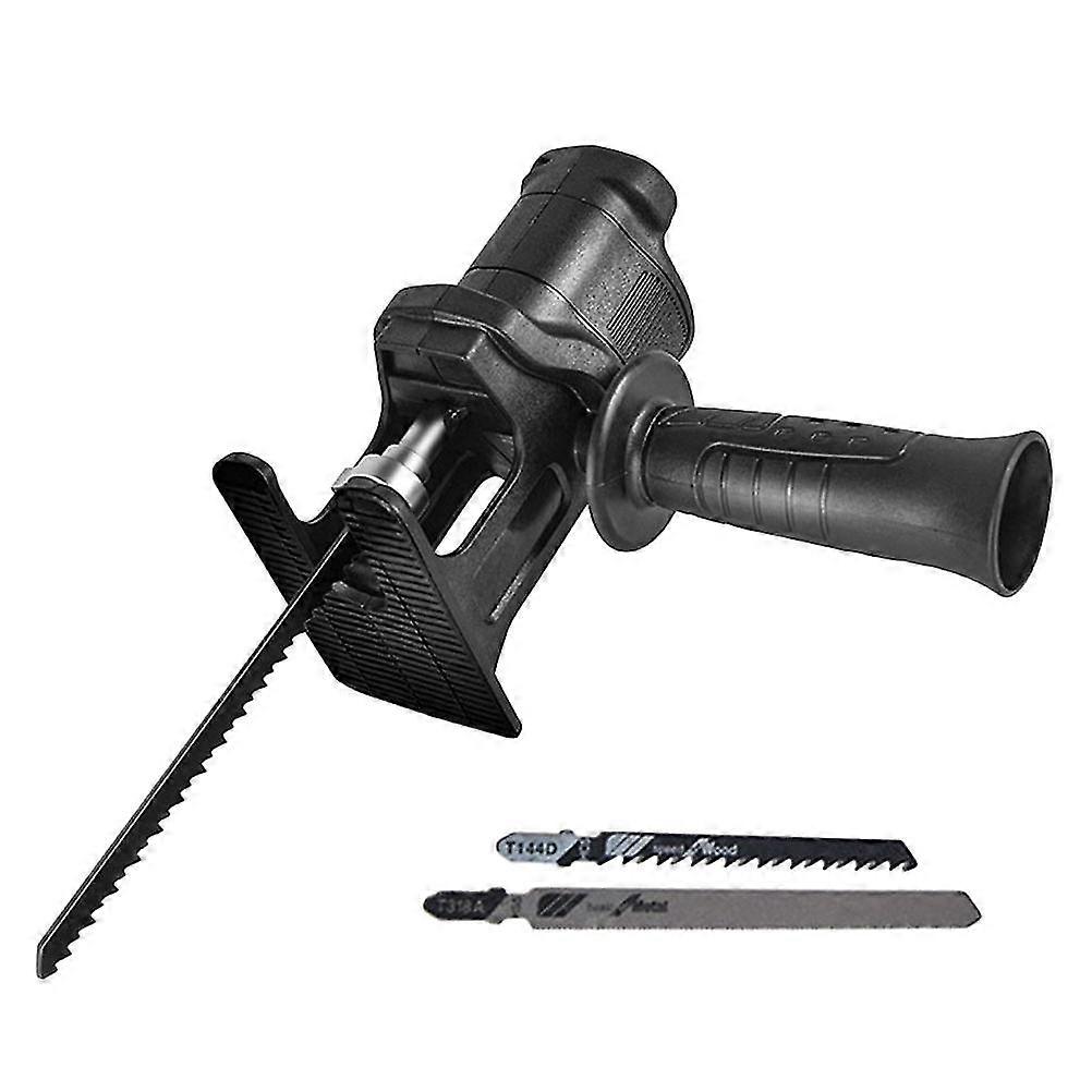 1set Electric Reciprocating Lig Woodworking Electric Drill (black)