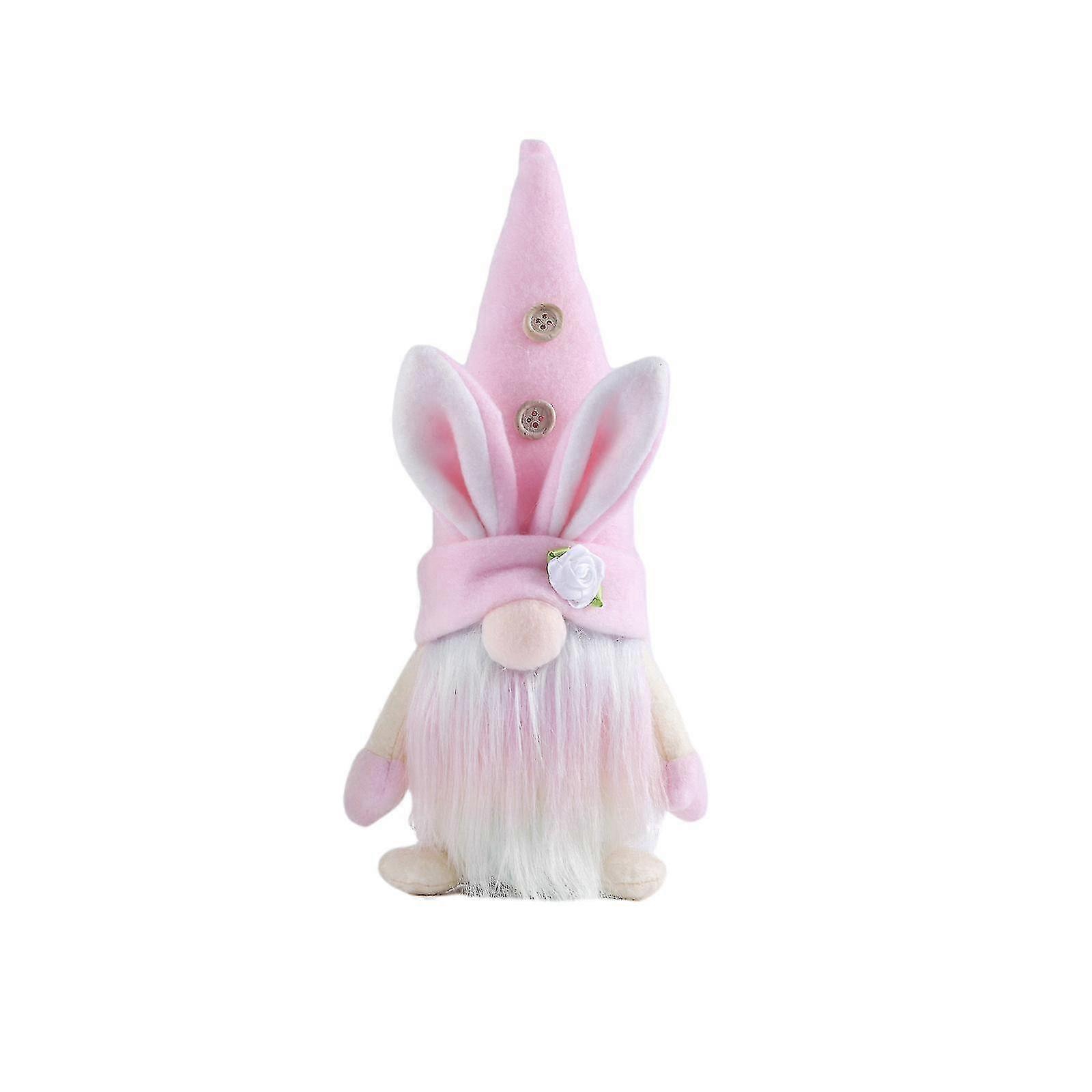 Easter Faceless Gnome Rabbit Doll Decoration Compatible With Home Spring-c