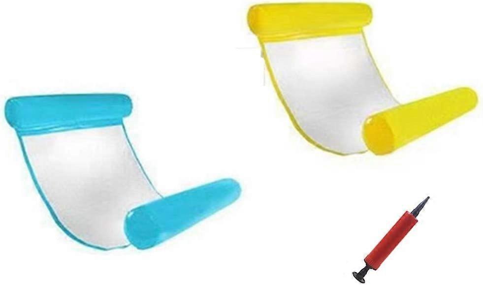 Pool Float, Pool Bra Set of 2 Pool Floating Hammocks, Swimming Pool Hammock with Air Pump, Pool Floats for Adults for Beach, Parentswell Pool Hammock 