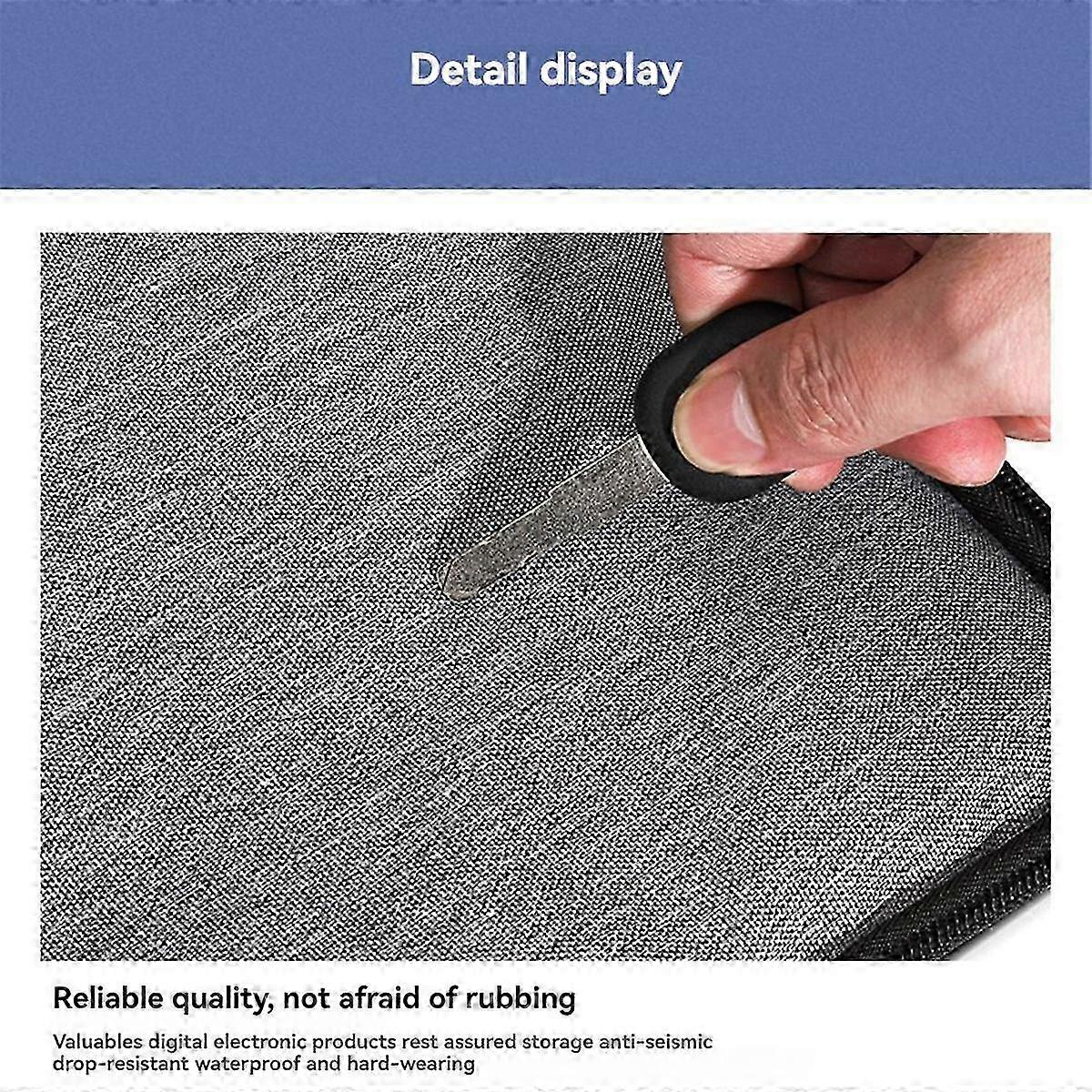 Dslr Camera Bag Waterproof Portable Inner Partition Padded Protector Bag Super Thick Drop-proof Liner Inserts Handbag E