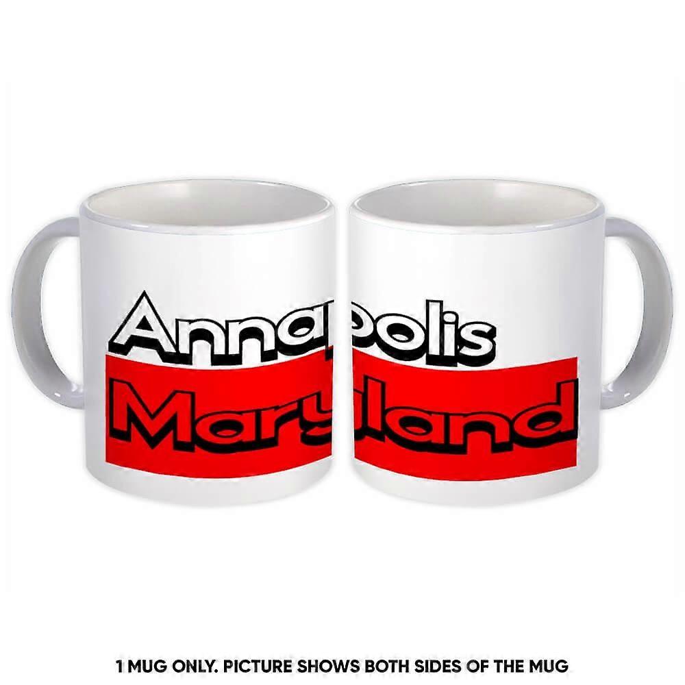 Gift Mug: Annapolis Maryland Rectangle