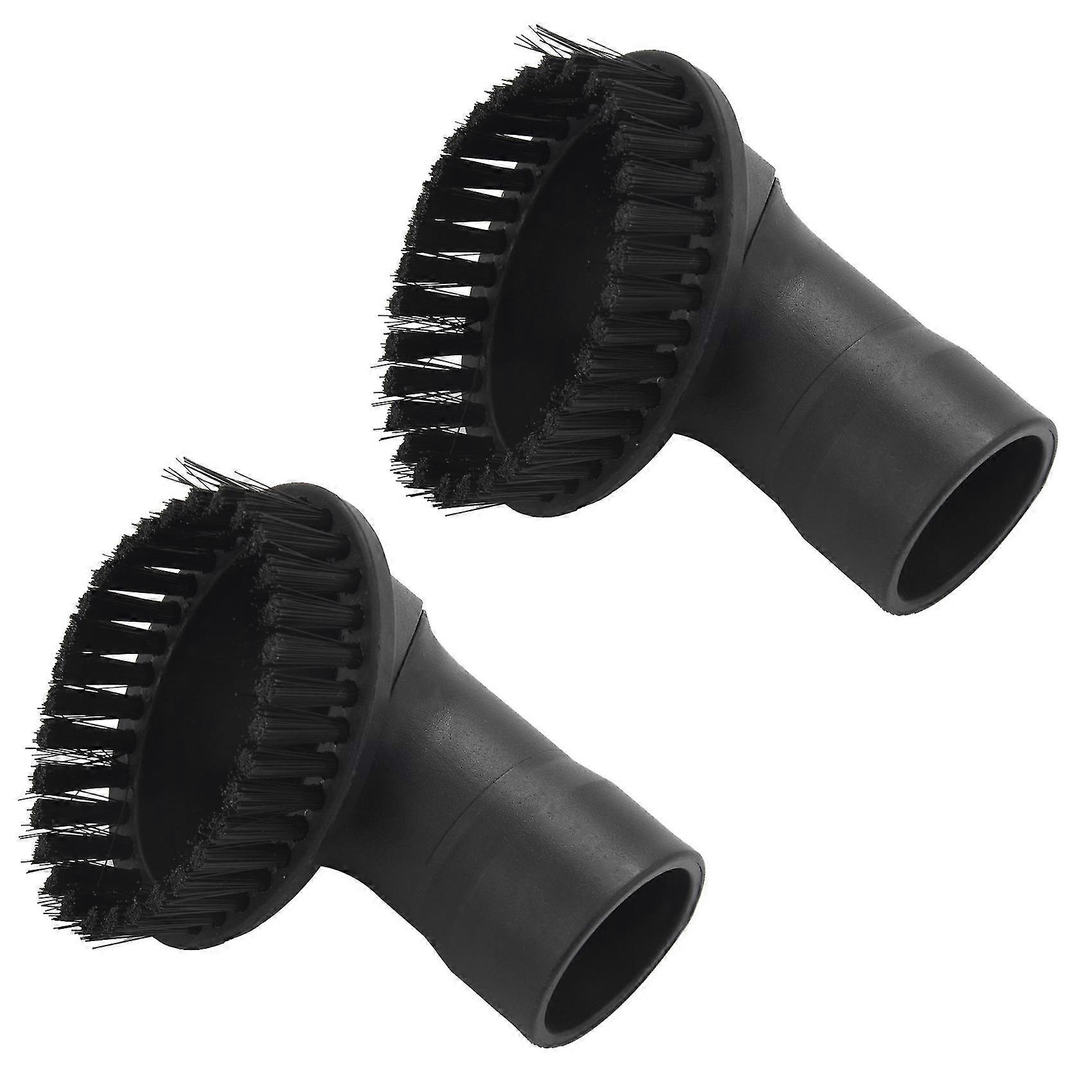 2x Replacement 32mm Rotatable Round Brush Head For Vacuum Cleaner