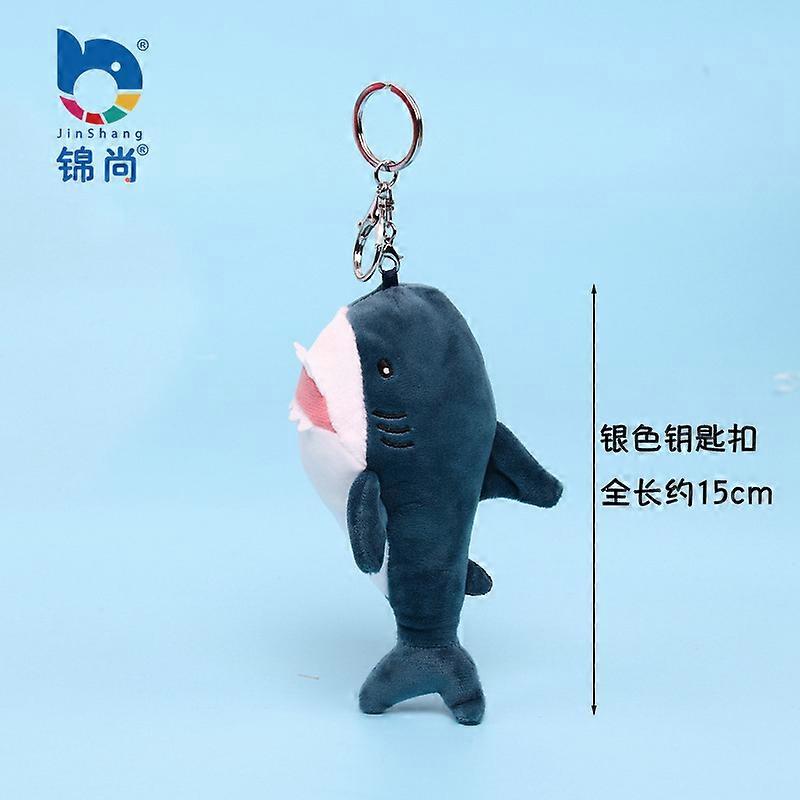 Peluche Porte-clés Requin Peluche Porte-clés Charme Animal En Peluche Porte-clés pour Portefeuille Sac À Main Sac À Dos