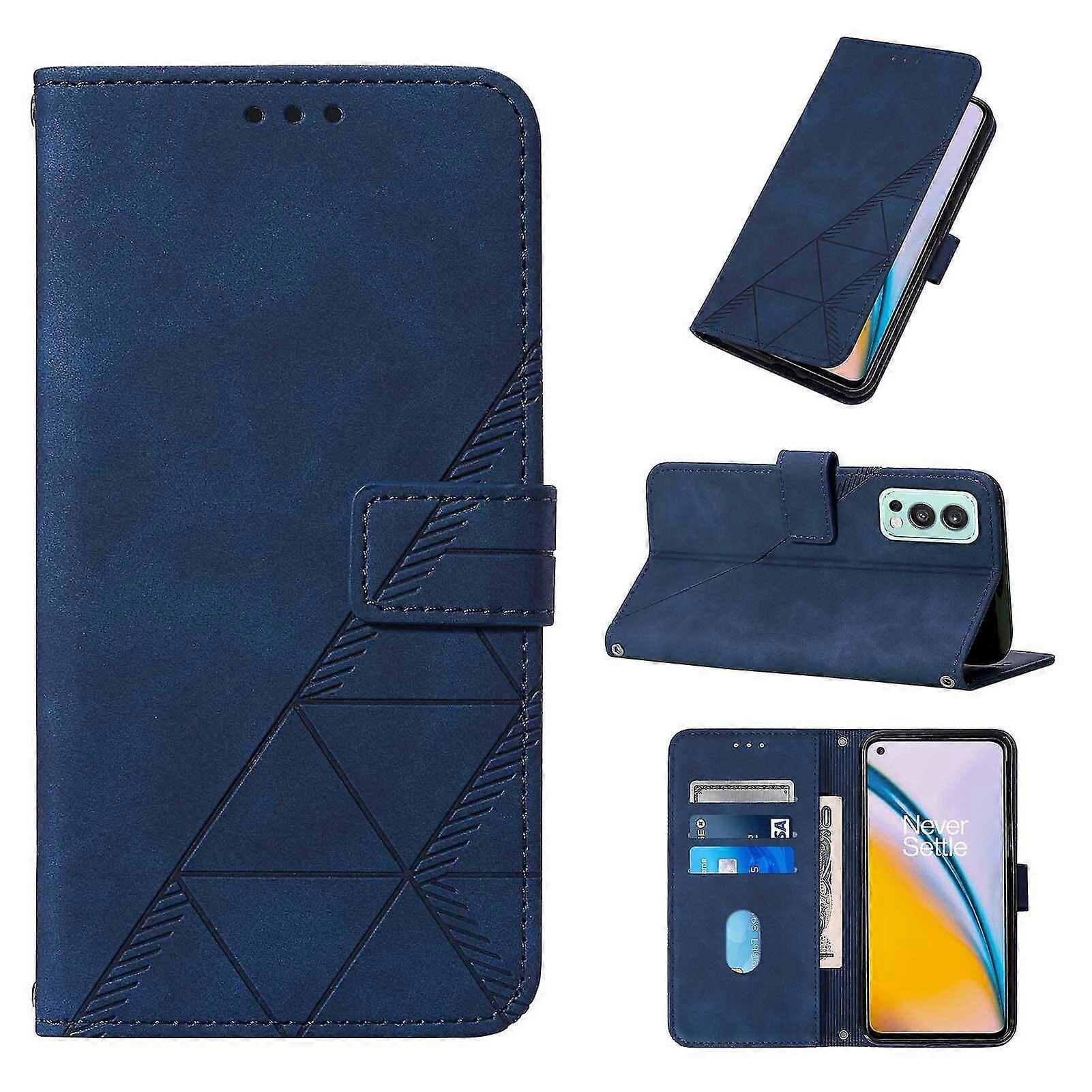 Fodral för Oneplus Nord 2 5g Crossbody Wallet Case, Justerbar Avtagbar snodd Halsrem Med Kickstand Läder Korthållare Skyddshölje
