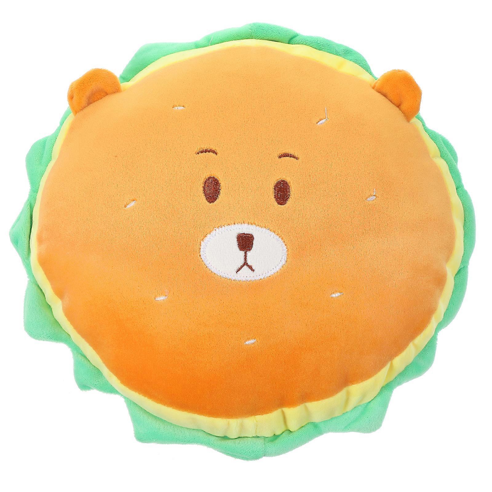 Creative Hamburger Bear Throw Pillow Plush Cartoon Doll Pillow Sofa Couch Plush Pillow