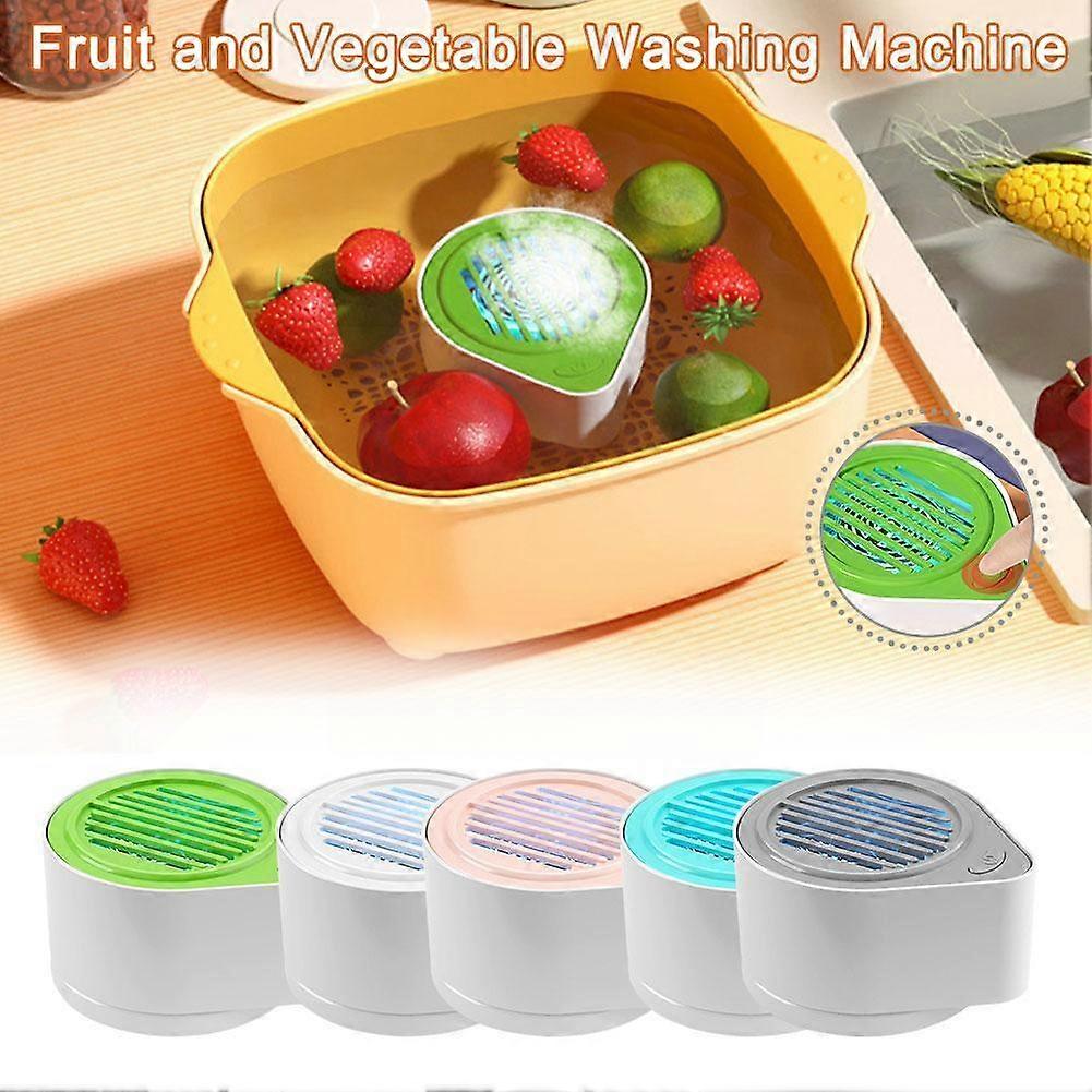 Household Fruit and Vegetable Washing Machine Small USB To Ingredients Charging Strong Portable Purification Remove Residue T5F6