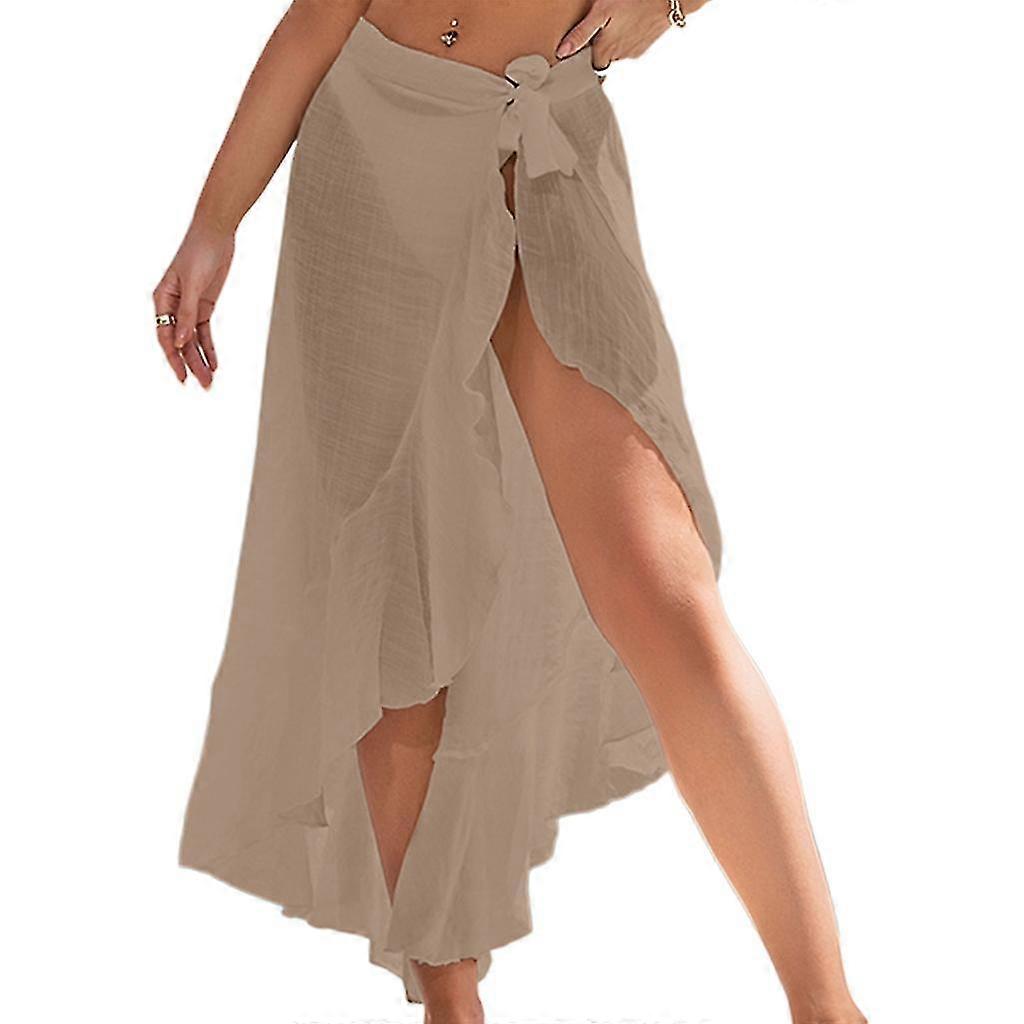 Sarong Coverups pour femmes Beach-wrap Jupe Maillot de bain Wrap Long Swim-pareo