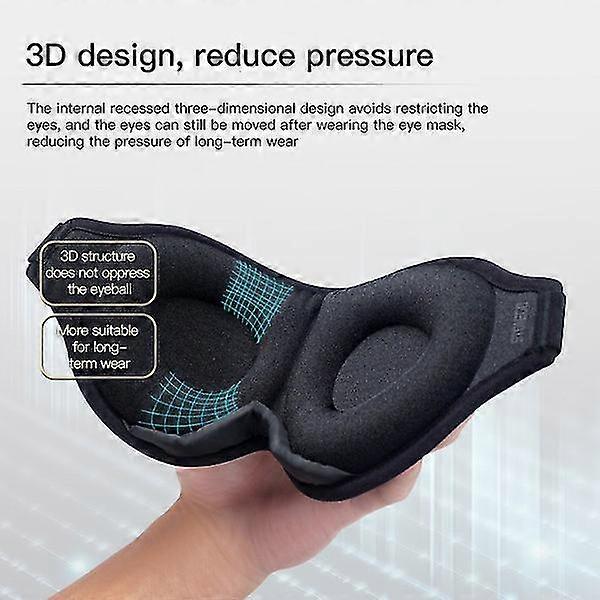 3d Memory Foam Silk Sleep Mask