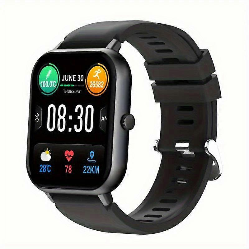 JUEGE* Smart Watch (Answer/Make Call) For Android And IPhones, 1.83'' Full Touch Screen Metal Body Wireless Voice Calling Smart Watch With 100+Sport M