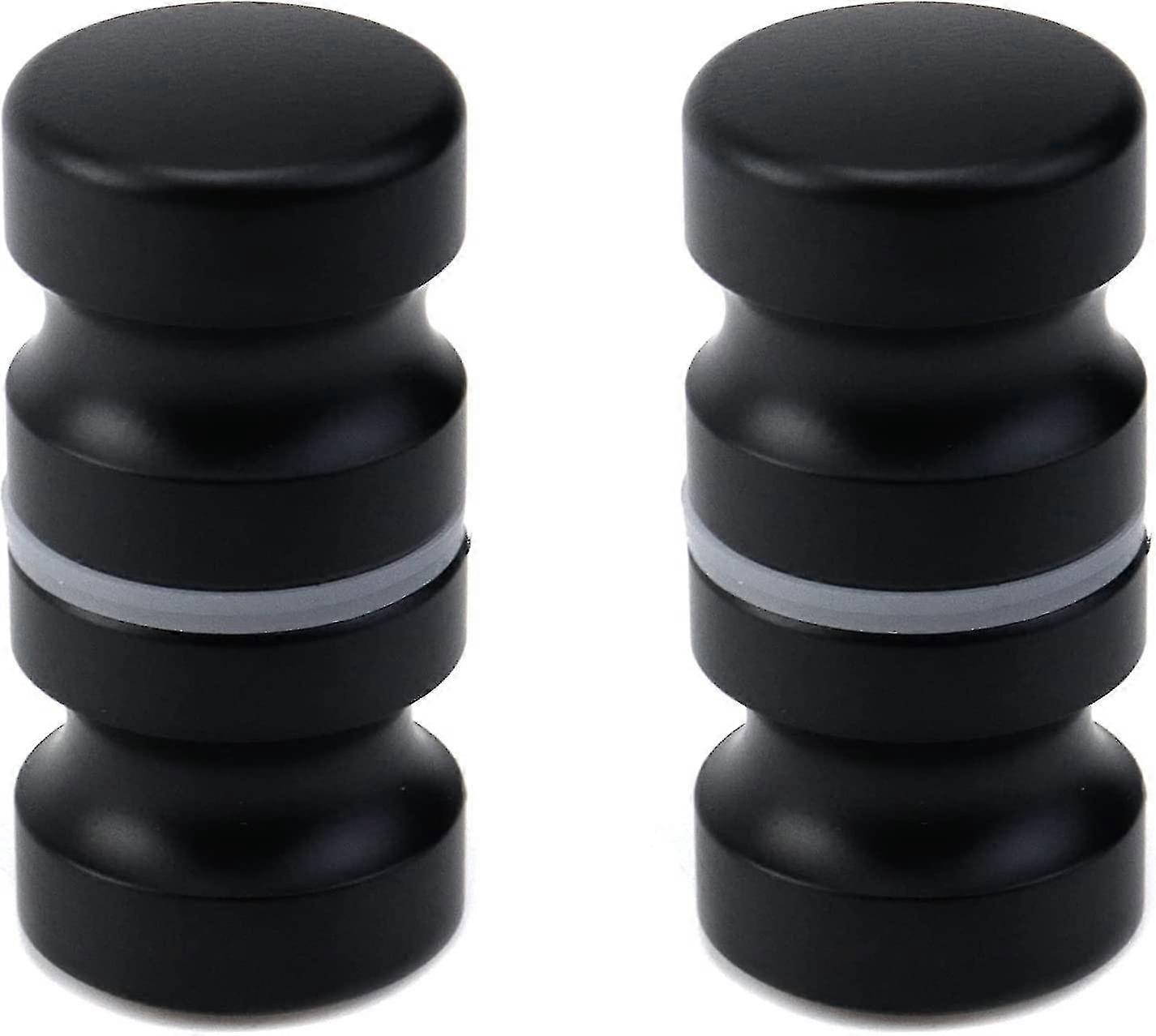 2pcs Black Bathroom Pull Handles, Shower Glass Door Knobs, Back To Back Shower Door Knobs