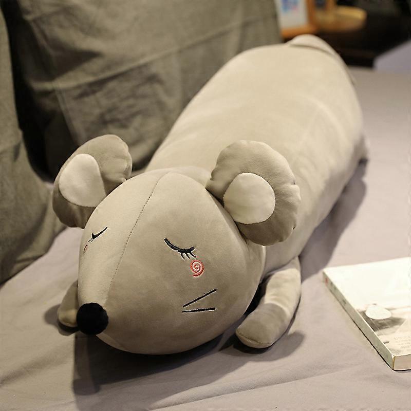 新しい70cm-130CMかわいいマウスぬいぐるみソフトアニマルマウスラット人形枕カワイイ子供のための誕生日プレゼントおもちゃソファ枕クッション
