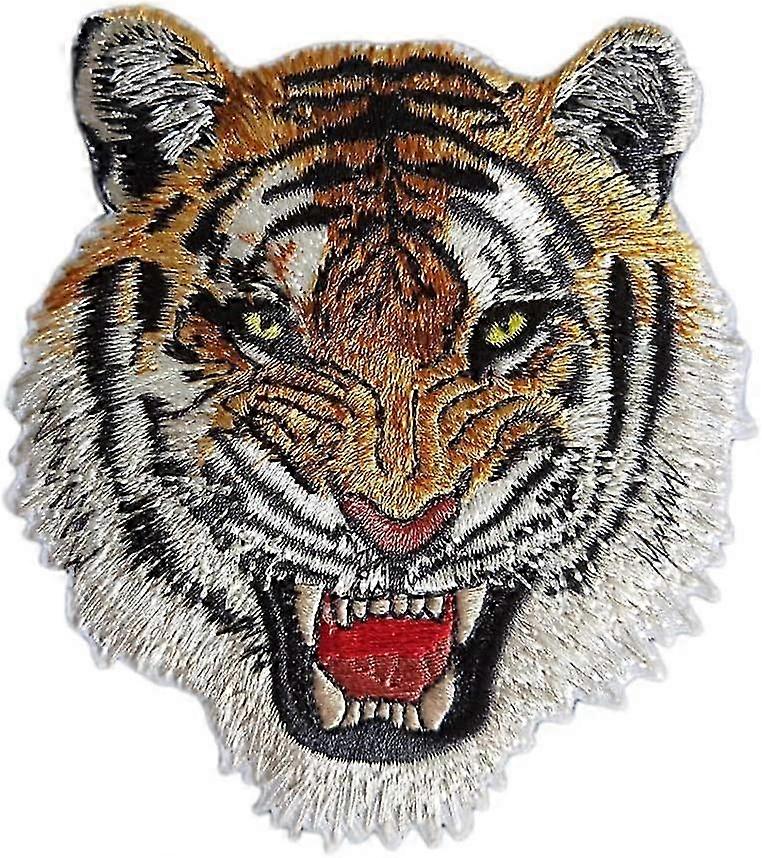 2 kpl DIY tiikeri silityspaikka, vaatelaastarit, vaatteet, ompelu, kirjontatyyli 1)