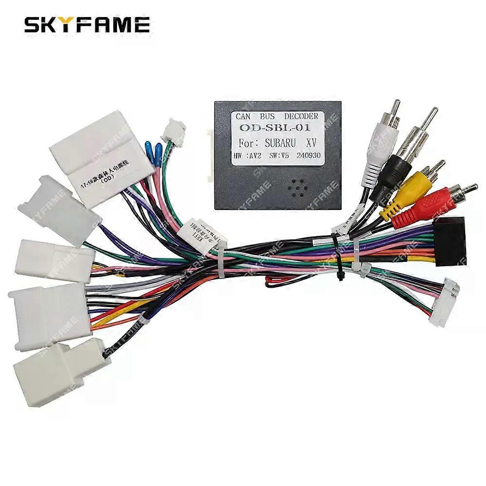 Applies to 16Pin Car Wiring Harness Adapter Canbus Box Decoder For Subaru Legacy Outback Forester XV Crosstrek OD-SBL-01