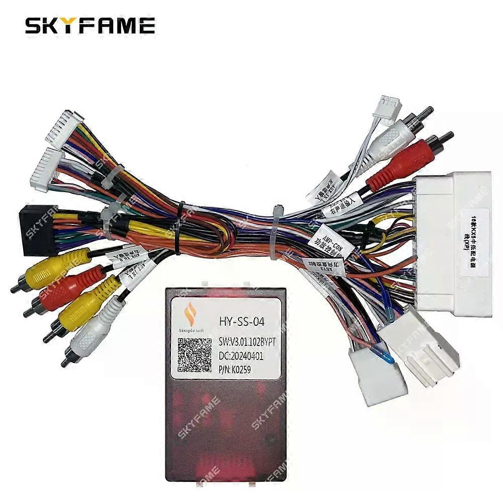 ヒュンダイソナタ9 \ 10 KIA KX7 KX5 Sportage HY-SS-04 RP1-HY-002のための車の16ピンワイヤーハーネスアダプターCanbusボックスデコーダーに適用