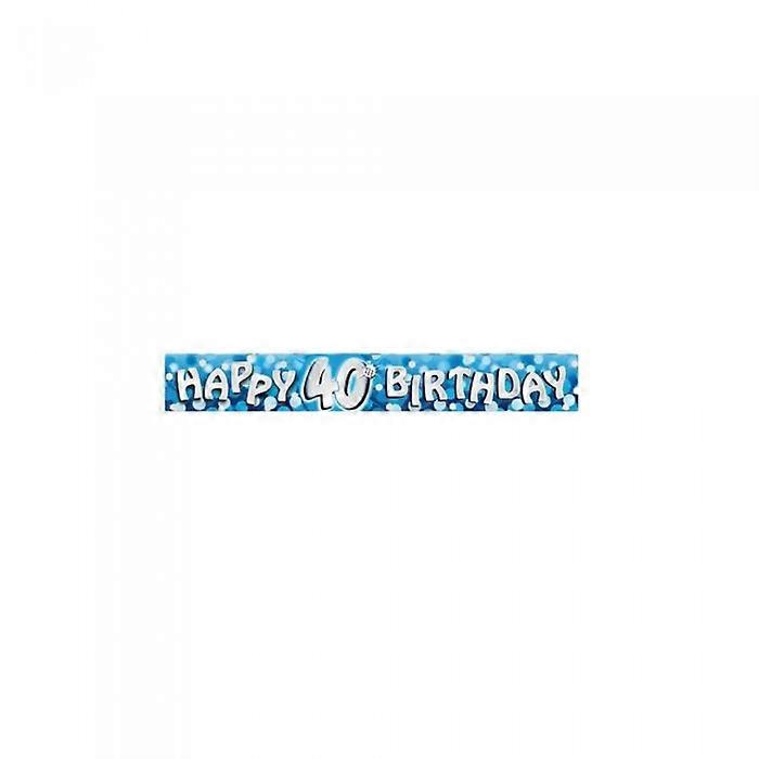 Amscan Foil 40th Birthday Banner
