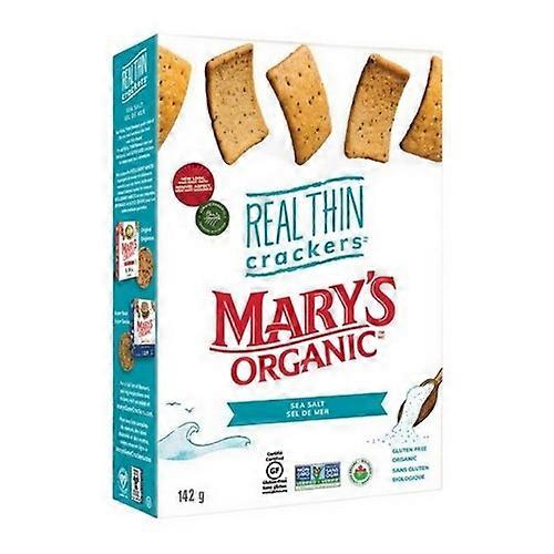 Mary'S Organic Sea Salt Real Thin Crackers, 142 γραμμάρια (θήκη των 6)