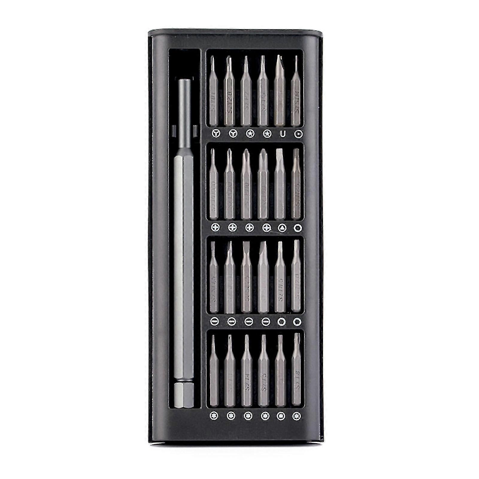 Magnetic Screwdriver Set Magnetic Driver Bits Set Includes Slotted/Phillips/Torx Mini Precision Screwdriver, Replaceable Screwdriver Bits