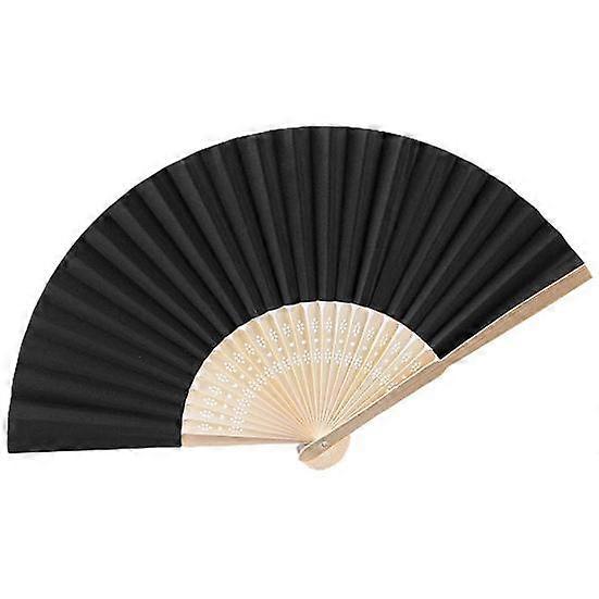 Simple Easy to Paint Hands-on Ability Eco-friendly Blank Folding Fan Children Gift Home Supply Colorful