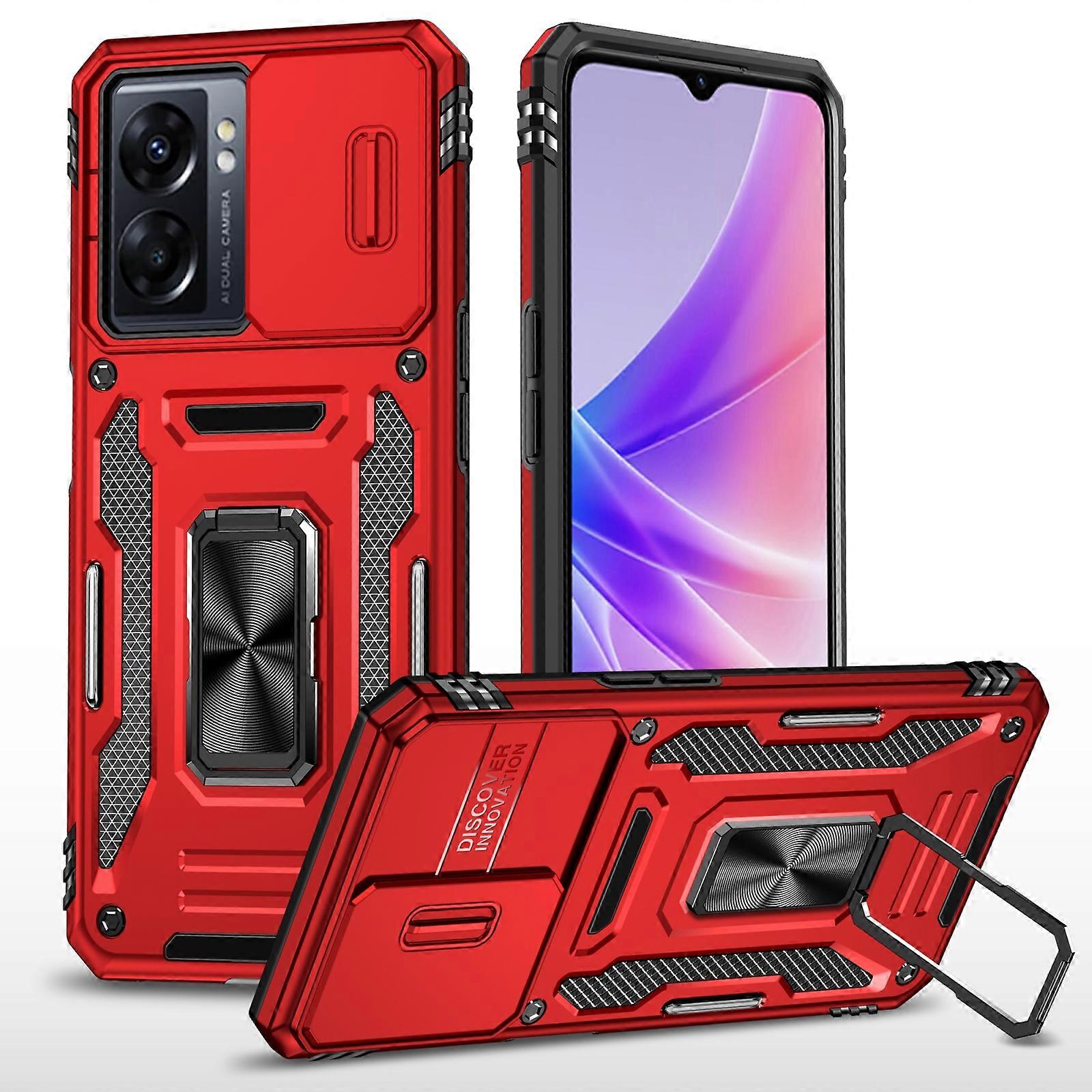 Armor PC + TPU Camera Shield Phone Case For OPPO A77 4G